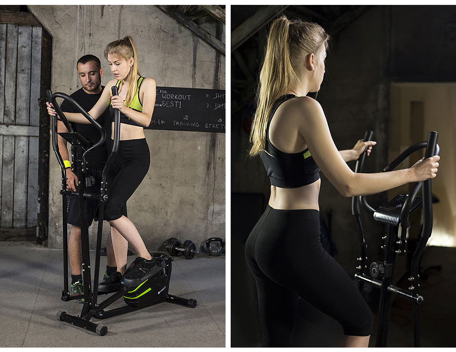 FITKRAFT Vélo elliptique magnétique Orbitrek Tornado